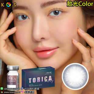 【散光】Lensme Torica Custom Look No.2 Gray 토리카 커스텀룩 No.02 그레이   (난시 교정용) 每月抛棄散光彩妝隱形眼鏡